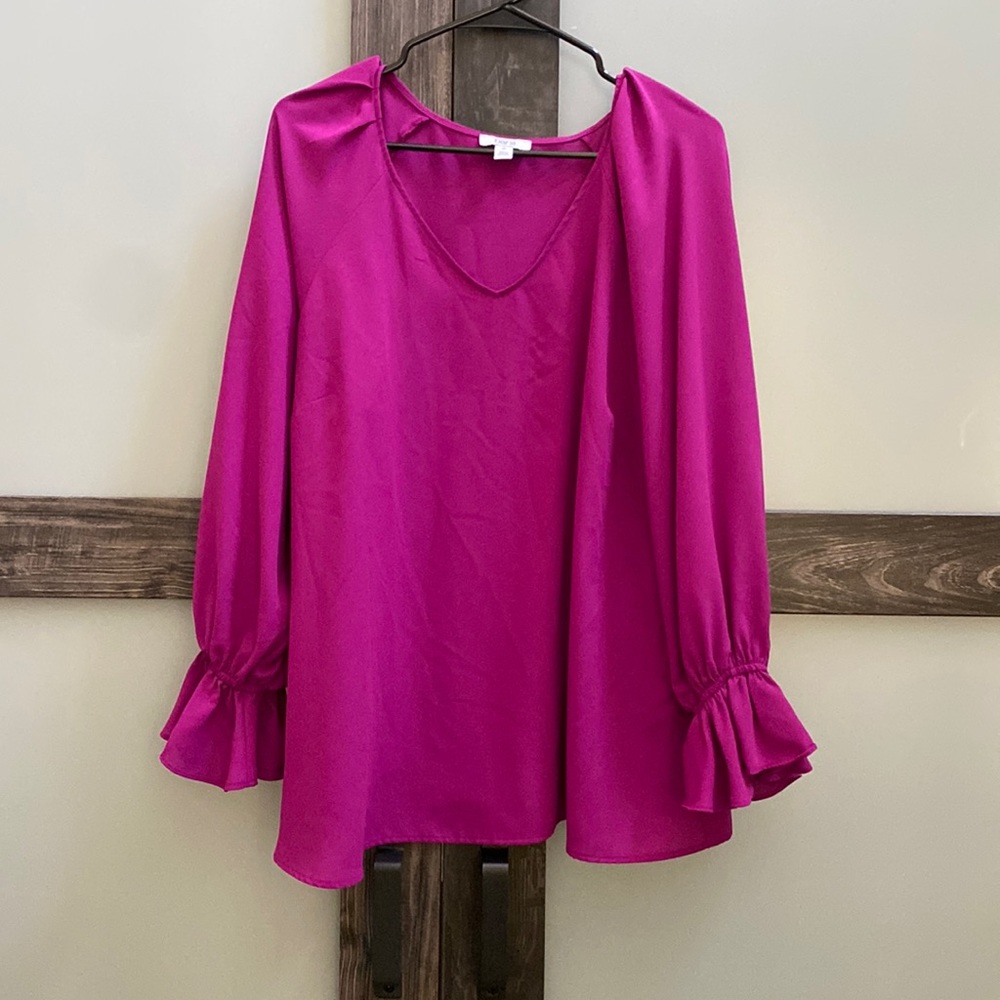 Bar III purple blouse size 1X